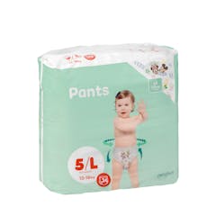 Pañal bebé braguita talla L de 12-18 kg Deliplus