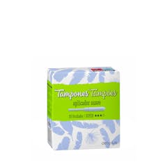 Tampones super Deliplus con aplicador suave