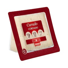 Queso curado mezcla Hacendado cortado en cuñitas
