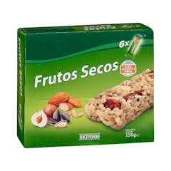 Barritas de cereales y frutos secos Hacendado