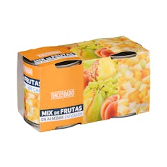 Macedonia mix de frutas en almíbar Hacendado