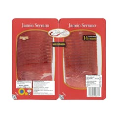 Jamón serrano Jamcal medias lonchas