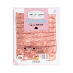 Cabeza de cerdo Hacendado finas lonchas