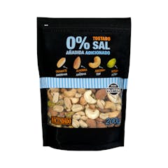 Cocktail frutos secos tostados 0% sal añadida Hacendado