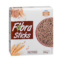 Cereales con salvado de trigo Fibra Sticks Hacendado