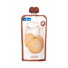 Bolsita postre lácteo galleta Hacendado +8 meses