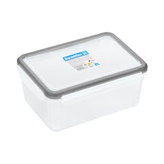 Recipiente hermético de plástico rectangular 3L Bosque Verde