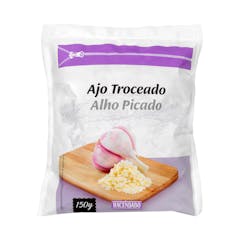 Ajo troceado Hacendado ultracongelado