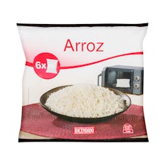 Arroz para microondas Hacendado ultracongelado