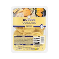 Pasta fresca girasoles rellena de quesos Hacendado