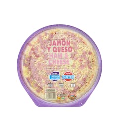 Pizza jamón y queso sin gluten y sin lactosa Hacendado