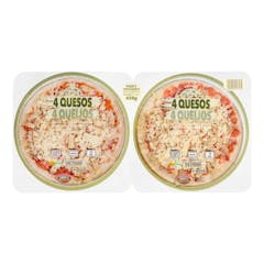 Pizza 4 quesos Hacendado