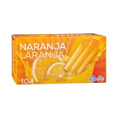 Helado hielo sorbete con naranja Hacendado