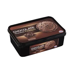 Helado de chocolate Hacendado con trocitos sabor chocolate