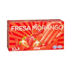 Helado hielo sorbete con fresa Hacendado