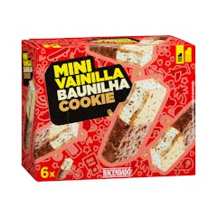 Mini helado sándwich sabor vainilla y cookie Hacendado