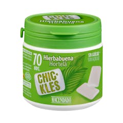 Chicles gragea hierbabuena sin azúcar Hacendado