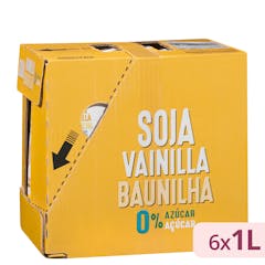 Bebida de soja sabor vainilla Hacendado 0% azúcar