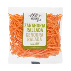 Zanahoria rallada lavada