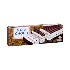 Tarta helada sabor nata y chocolate Hacendado