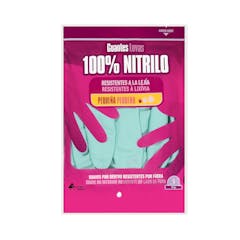 Guantes 100% nitrilo Bosque Verde talla pequeña