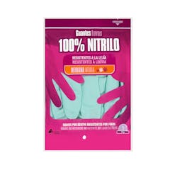 Guantes 100% nitrilo Bosque Verde talla mediana