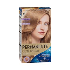 Coloración permanente 8.1 rubio claro ceniza Colorcor