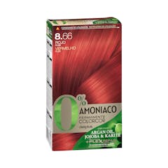 Coloración permanente 0% amoníaco 8.66 rojo rubí Colorcor