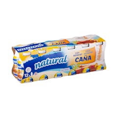 Yogur líquido natural Hacendado con azúcar de caña