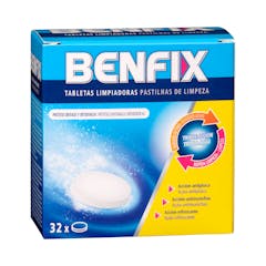 Tabletas limpiadoras prótesis dentales Benfix y ortodoncias