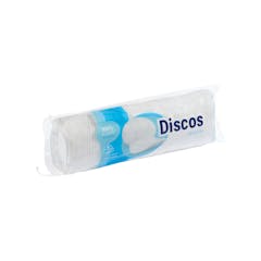 Discos desmaquillantes Deliplus ovalados algodón 100%