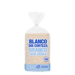 Pan de molde blanco sin corteza Hacendado
