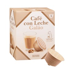 Café con leche en cápsula Hacendado