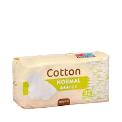 Compresa cotton normal Deliplus con alas