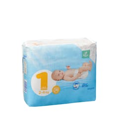 Pañales bebé talla 1 Deliplus de 2-4 kg