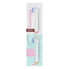 Recambios cepillo dental eléctrico Sensitive Deliplus tamaño medio