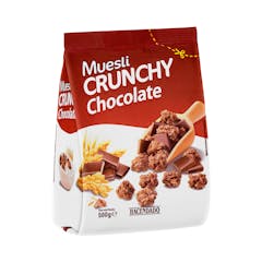 Muesli Crunchy Hacendado con chocolate