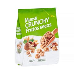 Muesli Crunchy Hacendado con frutos secos