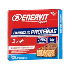 Barritas con proteínas sabor coco y chocolate Enervit Sport