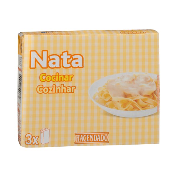 Nata ligera para cocinar Hacendado