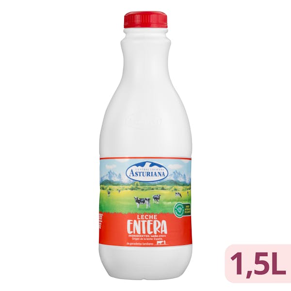 Leche entera Asturiana