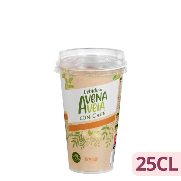 Bebida de avena con café Hacendado