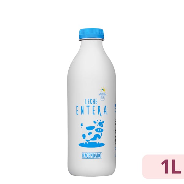 Leche entera Hacendado
