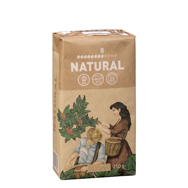 Café molido natural Hacendado
