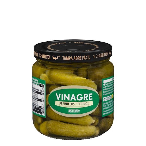 Pepinillos en vinagre Hacendado