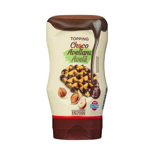 Topping de chocolate avellana Hacendado