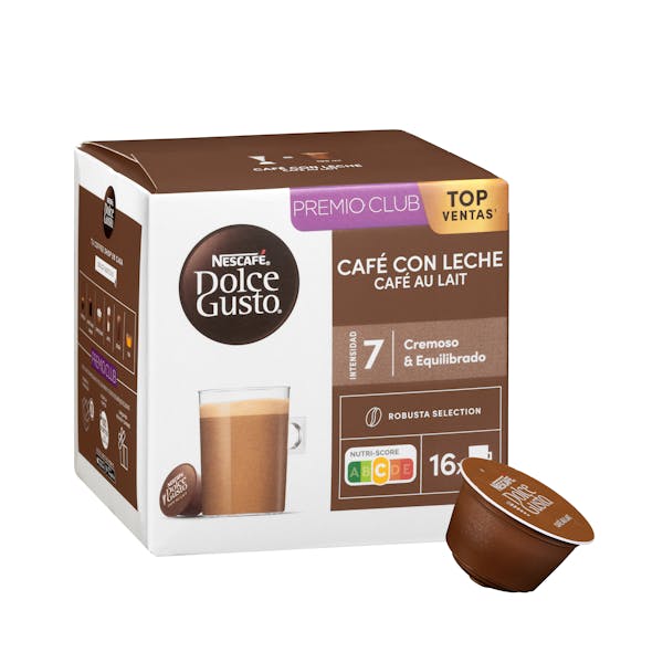 Café con leche en cápsula Dolce Gusto