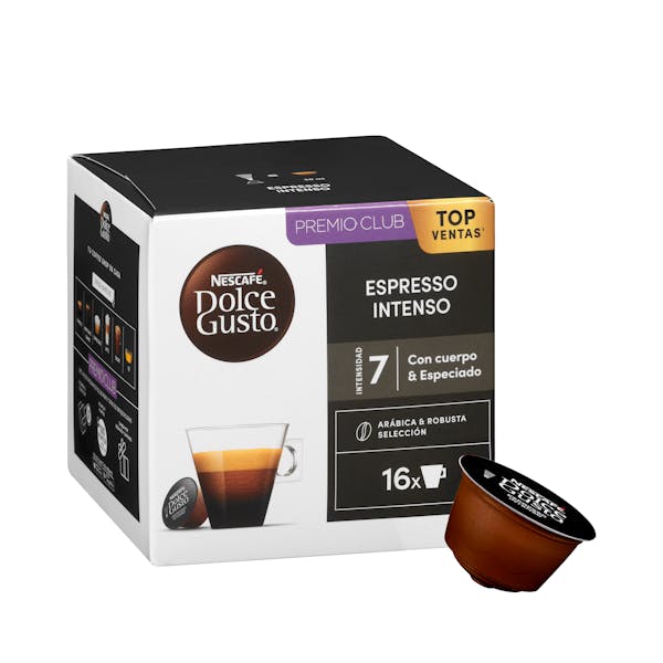 Café en cápsula espresso intenso Dolce Gusto