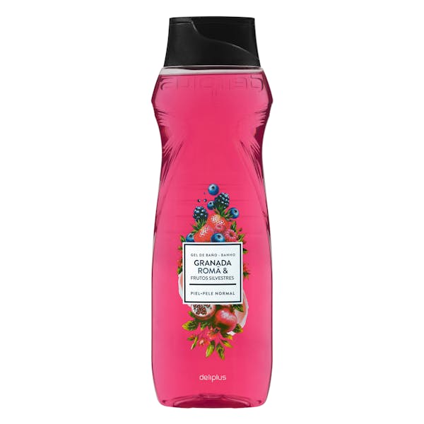 Gel de baño granada y frutos silvestres Deliplus piel normal