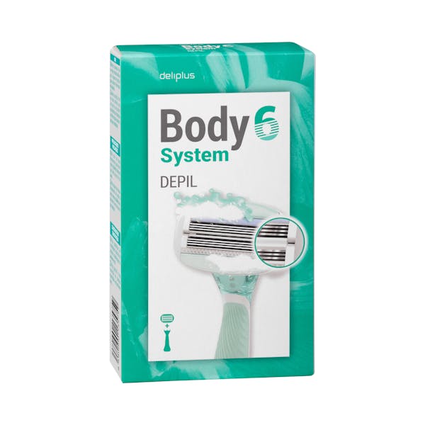 Maquinilla depilación recargable Deliplus Body System 6 hojas